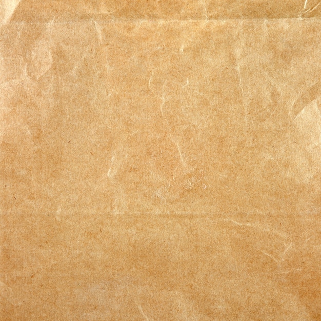 Verfrommelde recycle Papier textuur - bruine papier blad achtergrond