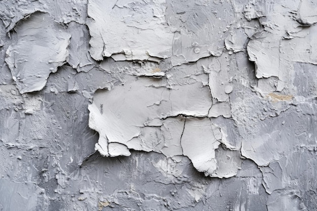 Verftextuur op gladde, ruwe muur met uitgebalanceerde grijze kleur en lichtreflex