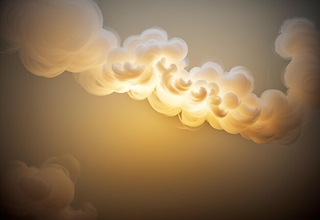 Verhelderend gefluister Mooie abstracte lichte achtergrond met ivoren rookwolken en dramatische rug