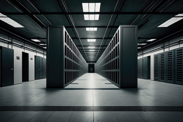 Verhoogde verdieping en datacenter