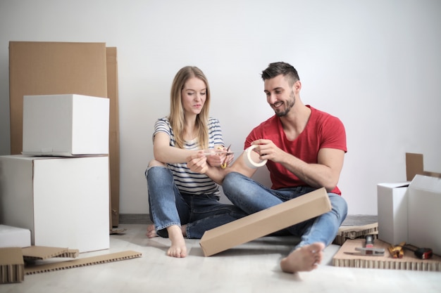 Verhuizen in een nieuw huis