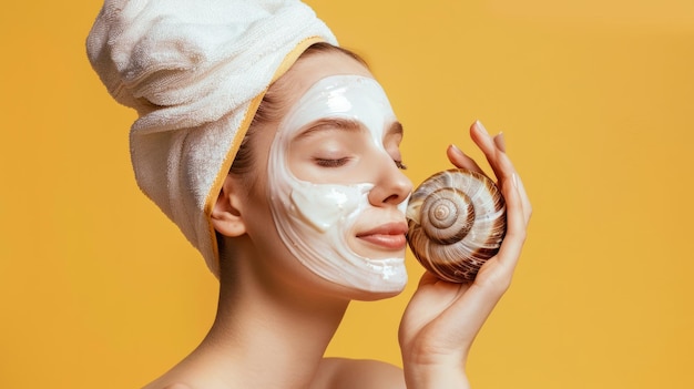 Verjongende slakmucine crème masker