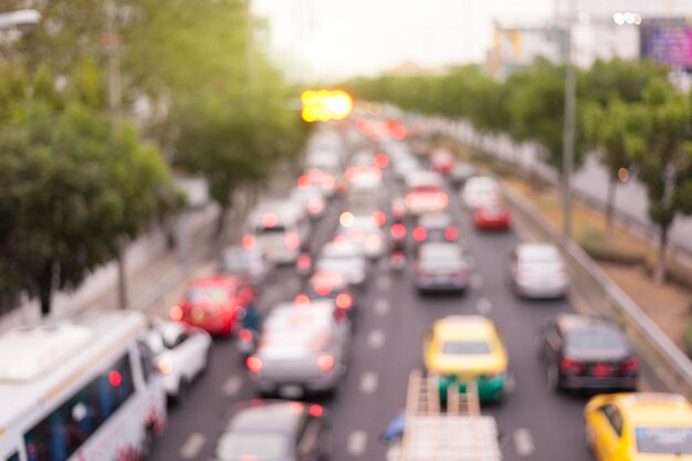 Verkeer op een stadsstraat