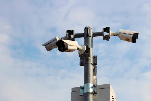 Verkeersbeveiliging CCTV-camera's op de weg