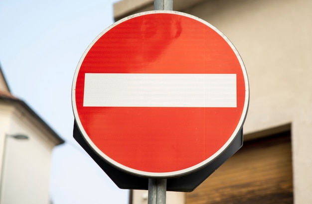 Verkeersbord "geen toegang"