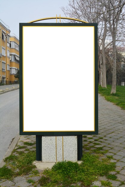 Foto verkeersbord op straat