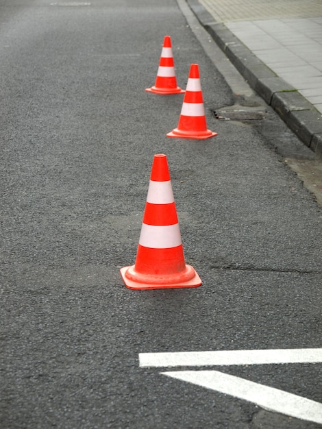 Verkeerskegel teken