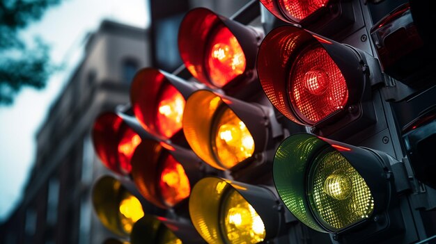 verkeerslichten op een straat