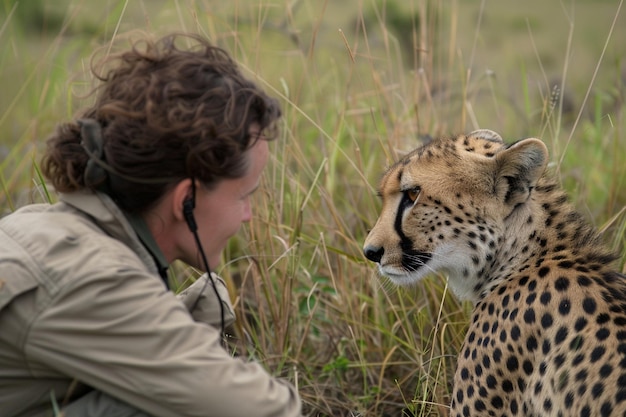 Foto verken de grenzen van het behoud van wilde dieren met generatieve ai