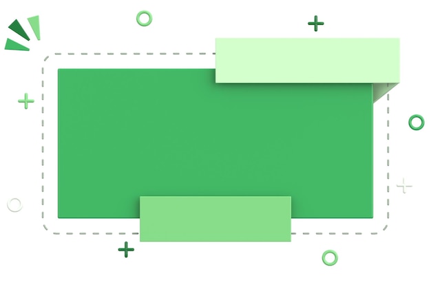 Verkoopbanner 3D-bannerontwerp 3D-illustratie