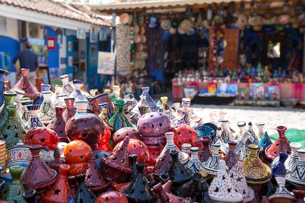 Verkoopstand op de markt