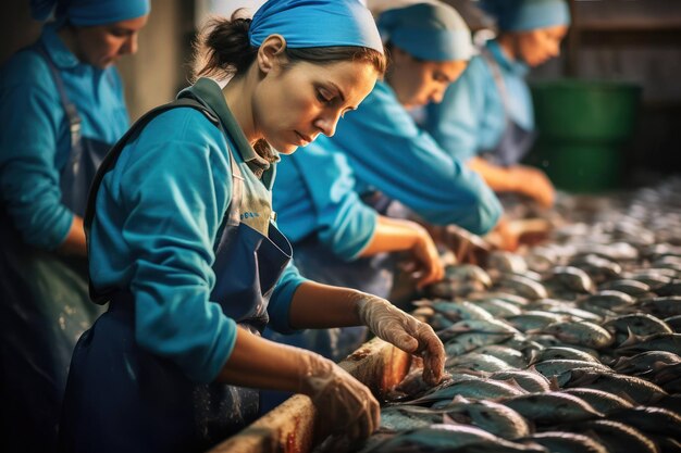 Foto verkopen vrouw aziatische markt persoon reizen aziatische vis voedsel verse zeevruchten zakenvrouw