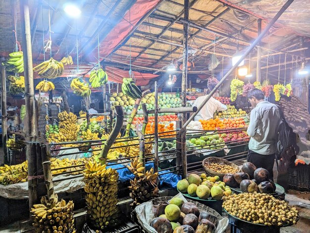 Verkoper van straatfruit