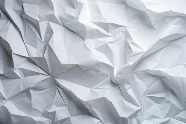 Verkrummelde textuur van wit papier