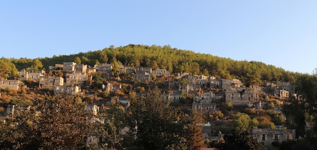 Verlaten dorp in Turkije Fethiye Kayakoy