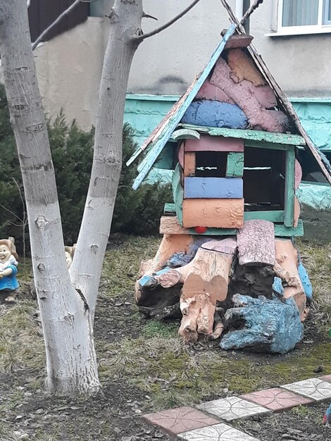 Foto verlaten gebouwde structuur