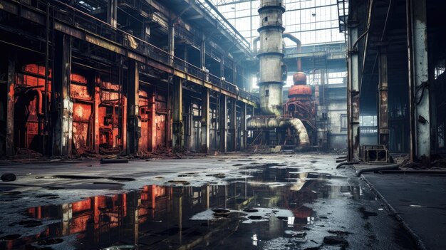 Foto verlaten oude fabriek