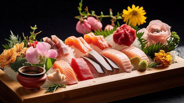 Verleidelijke_Sashimi_Display