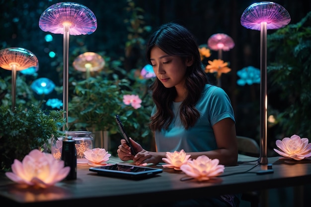 Verlicht met 'Biolumina' Merging Living Glow amp Tech voor futuristische huisdecoratie