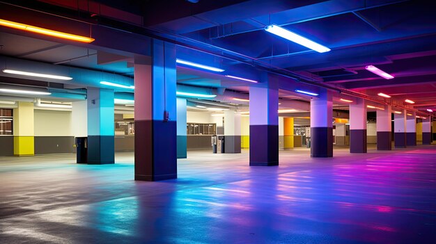 Verlichting van parkeergarages