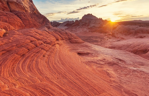 Vermilion Cliffs National Monument Landscapes at sunrise