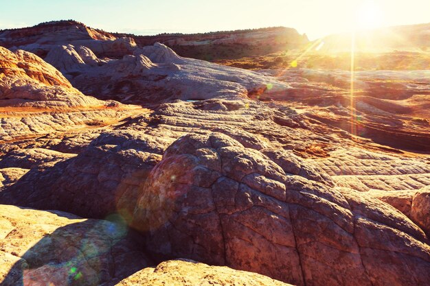 Vermilion Cliffs National Monument Landscapes at sunrise