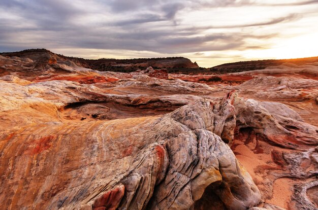 Vermilion Cliffs National Monument Landschappen bij zonsopgang