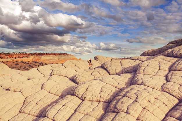 Vermilion cliffs national monument landschappen bij zonsopgang