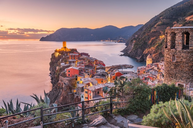 Vernazza La Spezia Liguria Italy in Cinque Terre