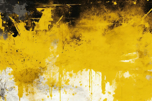 Verontruste yellow stoffige splatter grunge