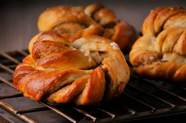 Foto vers brood voor ontbijt of diner