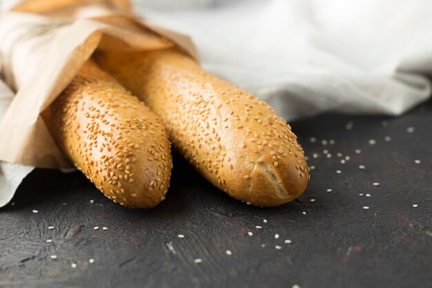 Vers gebakken stokbrood.