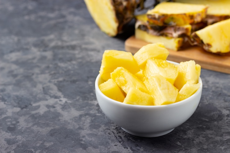 Vers gesneden ananas