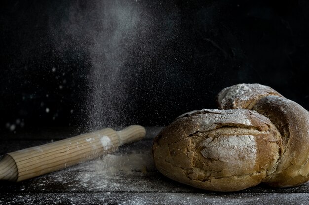 Vers gesteund rustiek brood