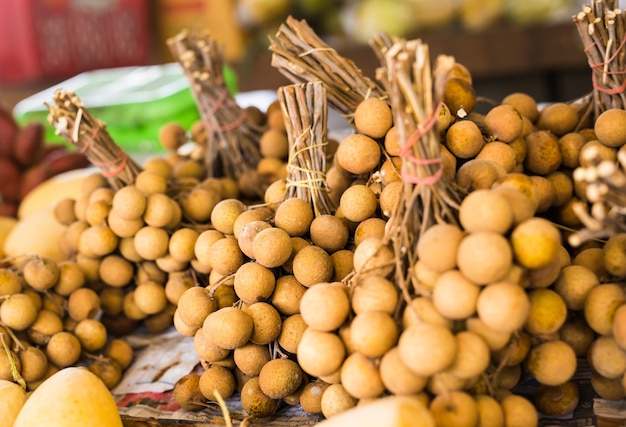 Vers lychee in markt