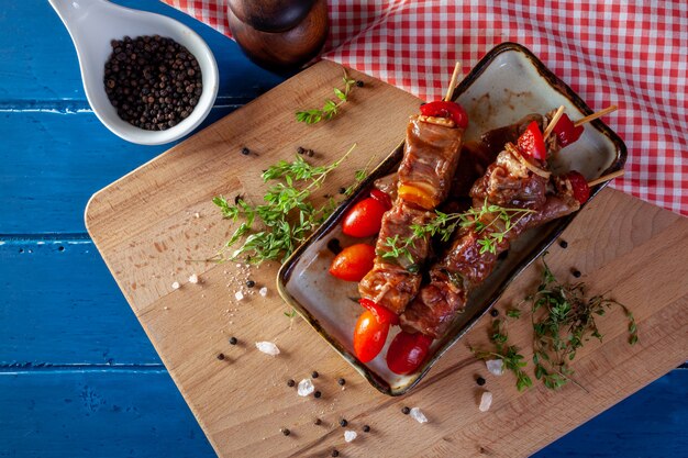 Vers rauw rundvlees Koken Bar-BQ