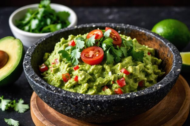 Foto vers zelfgemaakte guacamole