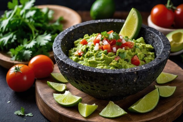 Foto vers zelfgemaakte guacamole