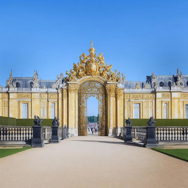 프랑스의 베르사유 정원 (Gardens de Versailles) 은 베르사이의 대표작이다.