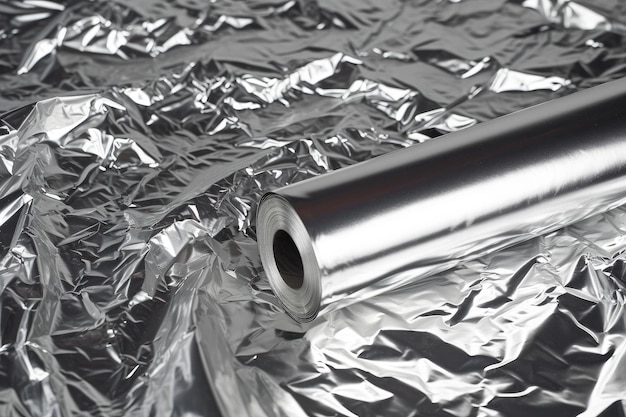 Foto rollo di foglio di alluminio versatile generate ai