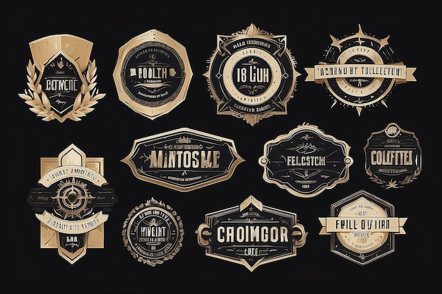 Photo versatile badge templates explore a diverse collection for every need
