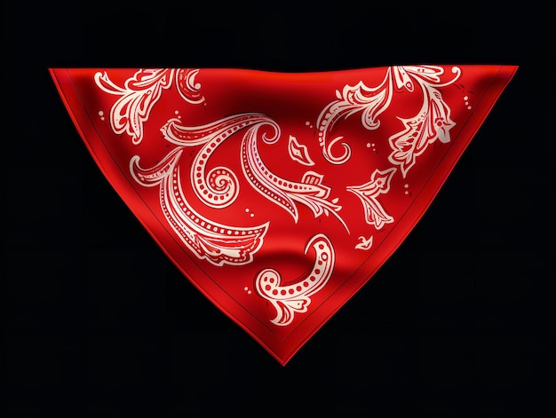 Photo versatile bandana mockup for fashion and functionality ai generated