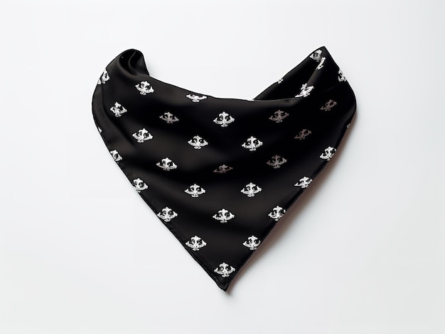 Photo versatile bandana mockup for fashion and functionality ai generated