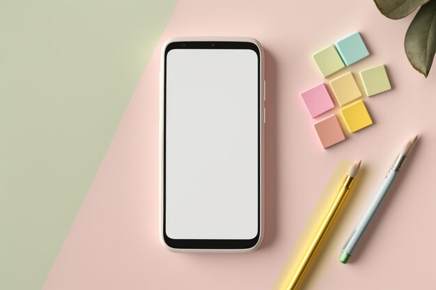 Versatile Phone Mockup for Your Creative Projects Generative AI illustration