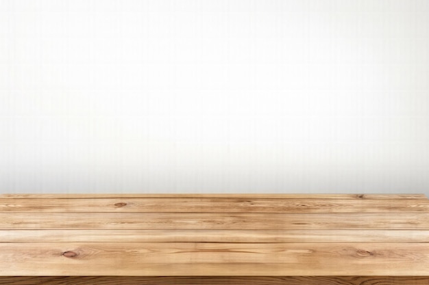 Versatile White Background Wooden Board A Perfect Mockup for Showcasing Products and Design Layout