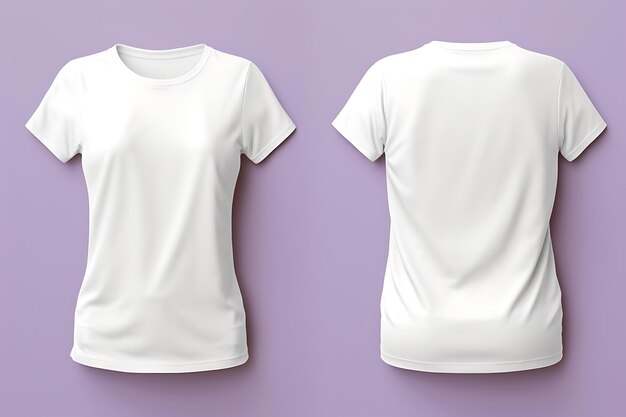Versatile white tshirt mockups showcasing style and simplicity
