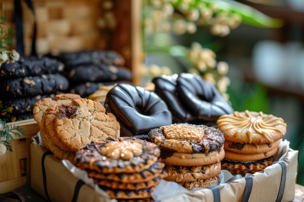 Verscheiden Indonesische koekjes voor Eid al Fitr en speciale gelegenheden