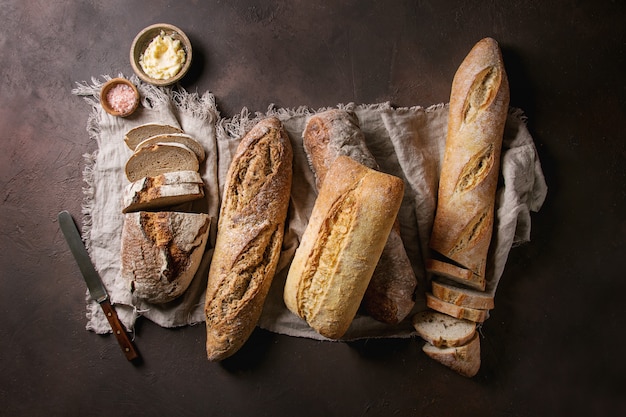 Verscheidenheid aan ambachtelijk brood