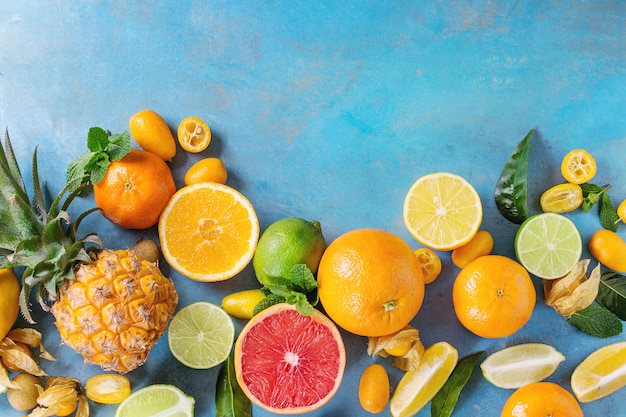 Verscheidenheid aan citrusvruchten
