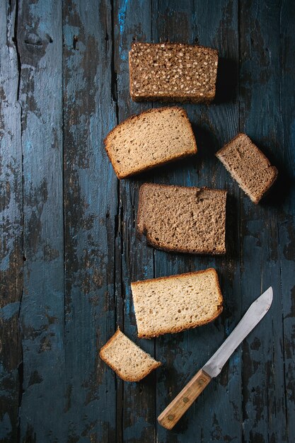 Verscheidenheid van roggebrood